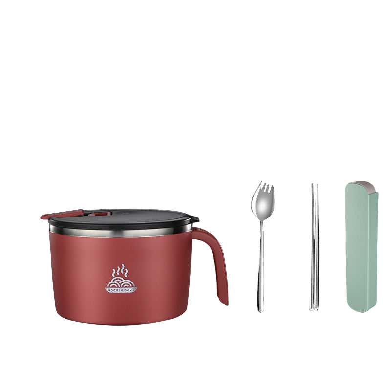 304 Student Lunch Box Stainless Steel Instant Noodle Bowl