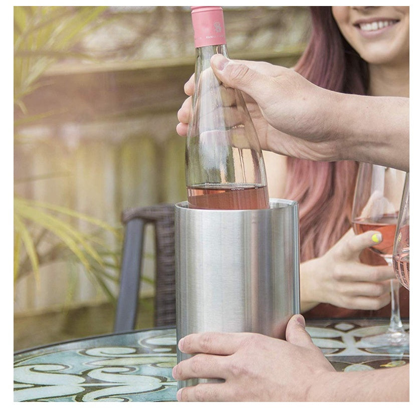 Double-Deck Home Bar Beer & Wine Cooler Ice Bucket