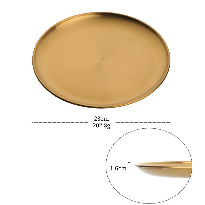 Korean Style Stainless Steel Barbecue Plate