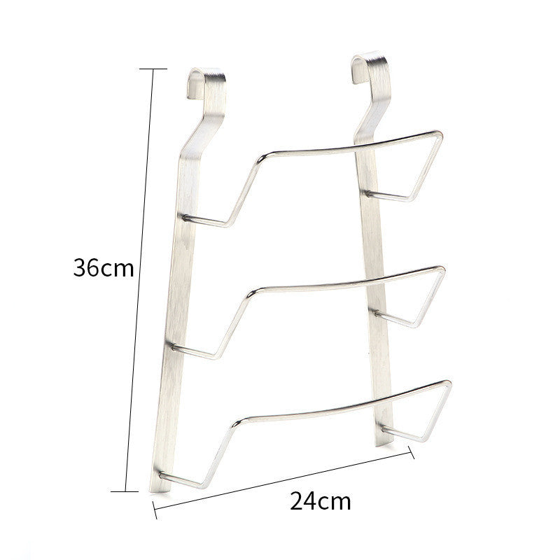 Stainless Steel Kitchen Organizer – Multifunction Dish Drying Rack & Wall-Mounted Storage Holder