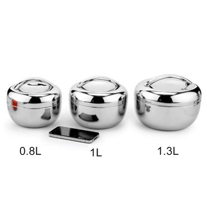 Stainless Steel Insulated Lunch Box – Keep Food Fresh & Hot/Cold