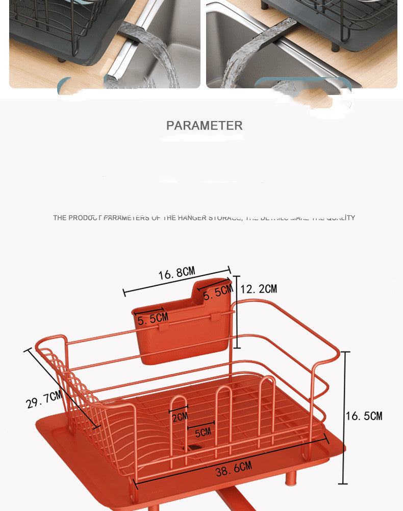 Stainless Steel Dish Rack – Drain Rack & Kitchen Shelf