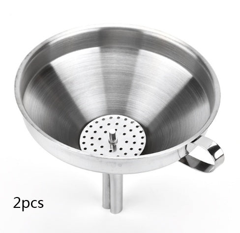 Stainless Steel Funnel with Removable Filter