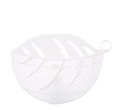 Multifunctional leaf shape fruit, vegetable and noodle plastic filter