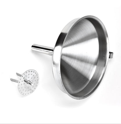 Stainless Steel Funnel with Removable Filter