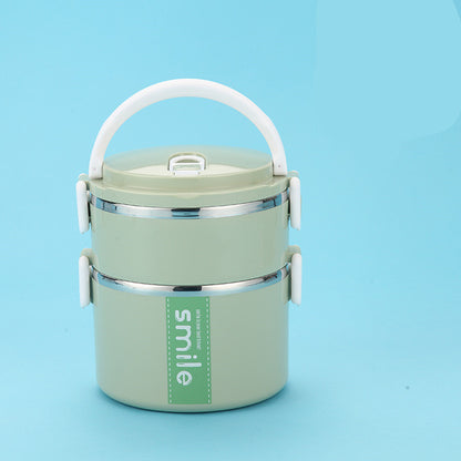 Stainless Steel Round Lunch Box – Durable & Portable Food Container