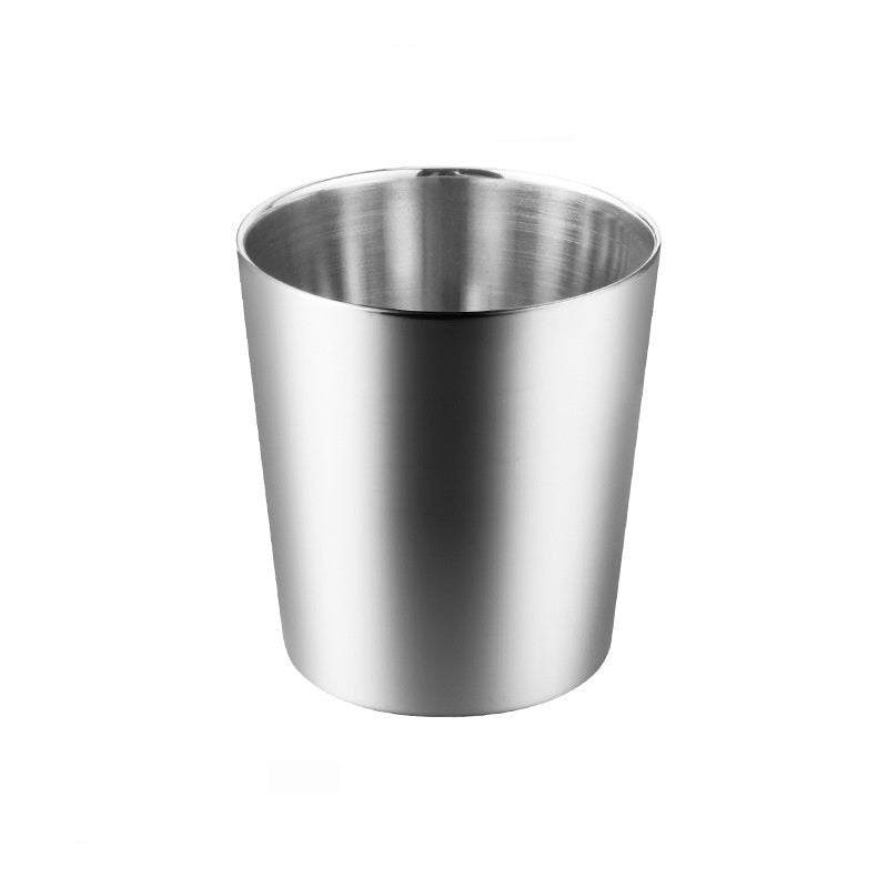 304 Stainless Steel Double Layer Mug Water Glass
