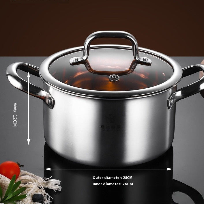 Non-stick Kitchen Thickened 304 Stainless Steel Pot Set